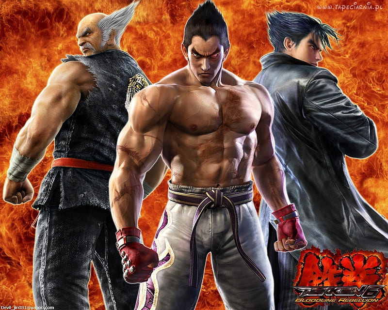 Jin Kazuya Heihachi Tekken Family, video game, family, fighters, tekken, HD wallpaper