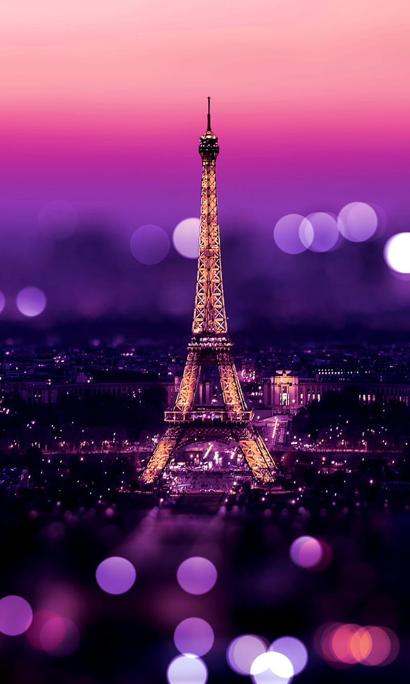 Eiffel Tower, love, paris, sparkle, sparkling, HD phone wallpaper