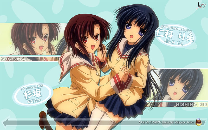 Clannad Anime Character Fiction, Anime, black Hair, manga