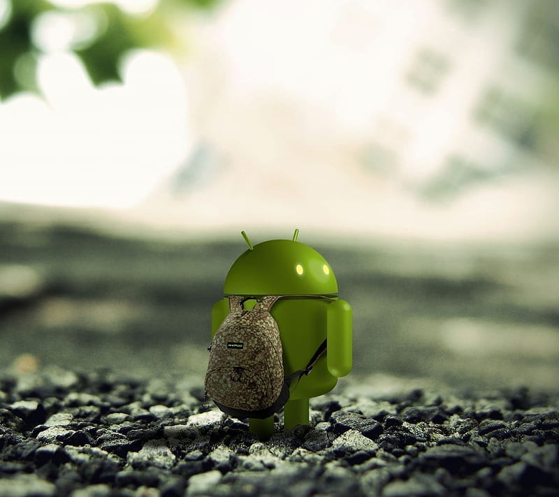 Android Backpack mobile, science, technology, HD wallpaper
