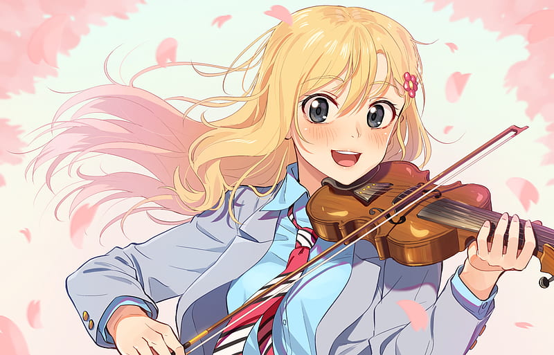 Miyazono Kaori - Korigengi - Anime Wallpaper HD Source  Anime character  names, Your lie in april, Anime shows