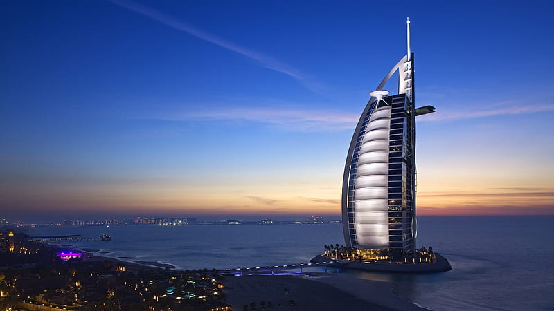 Burj Al Arab , burj-al-arab, dubai, world, beautiful-places, HD wallpaper
