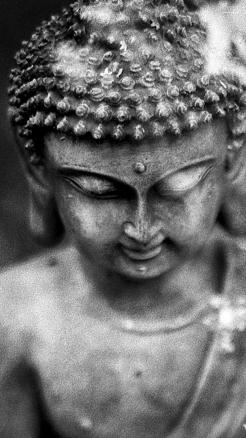 Hình ảnh Phật đen trắng khác biệt hoàn toàn so với những bức hình phong cảnh hoặc chân dung. Với sự kết hợp giữa màu đen và trắng, hình ảnh này mang lại sự thanh tịnh và bình yên cho quan sát viên.