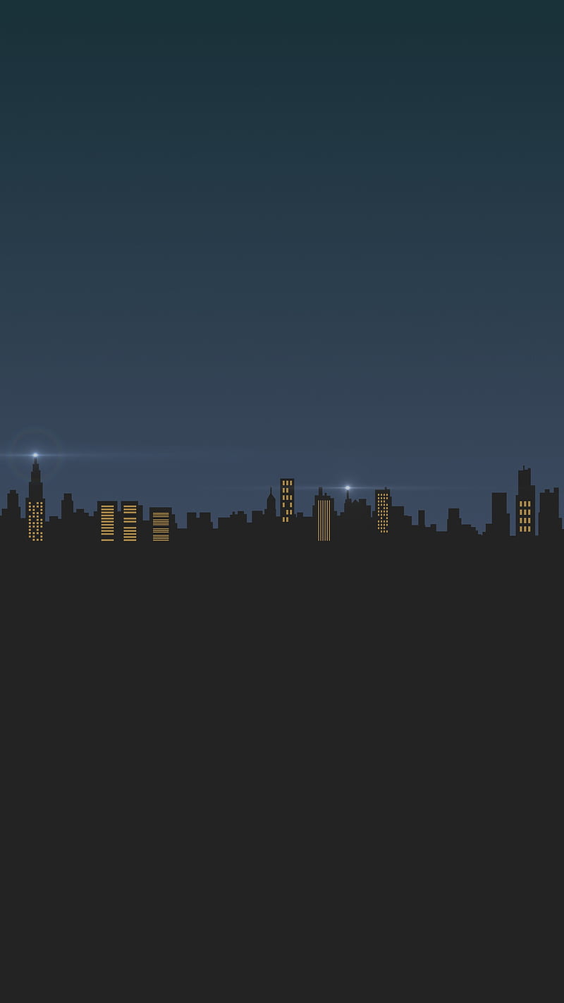 city in night , chicago, dark, sky, usa, HD phone wallpaper