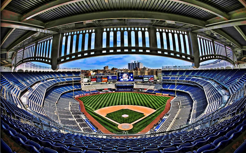 Yankee Stadium, american baseball stadium, New York Yankees, inside view, Major League Baseball, New York, USA, MLB, HD wallpaper