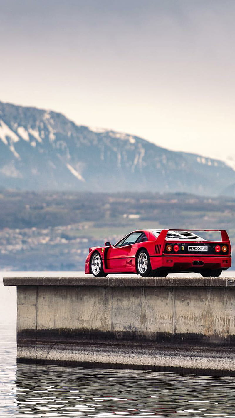 Ferrari F40, car, classic, f40, ferrari, mountains, red, esports, supercar,  HD phone wallpaper | Peakpx
