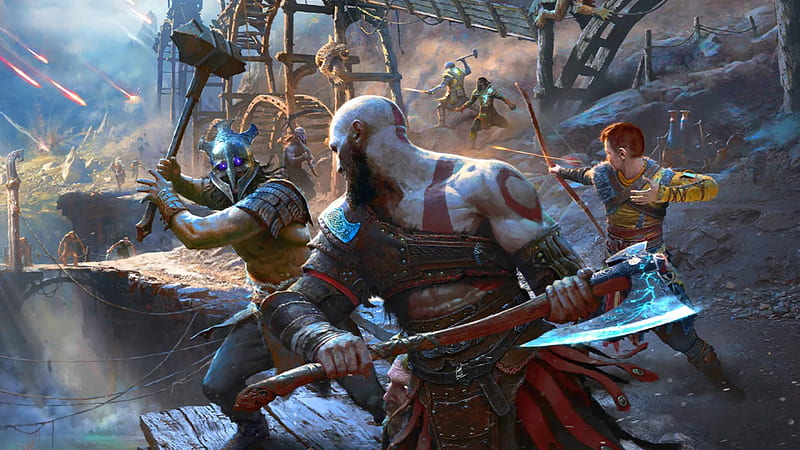 God of War Ragnarok gives Kratos a whole new suite of elemental moves. GamesRadar+, God of War Ragnorok, HD wallpaper