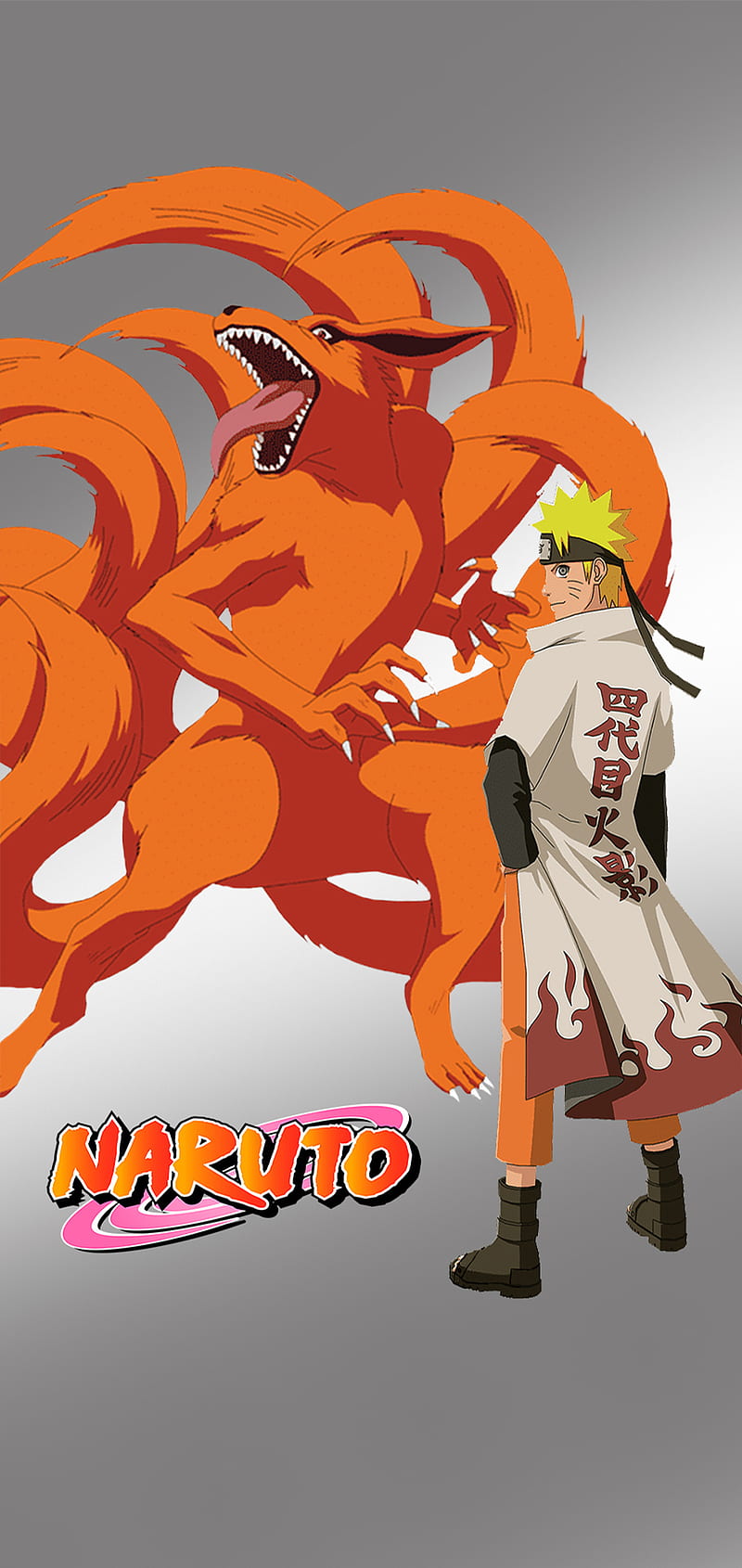 Naruto Uzumaki, anime, kurama, melesao, samsung, samsung s10 plus, HD phone wallpaper