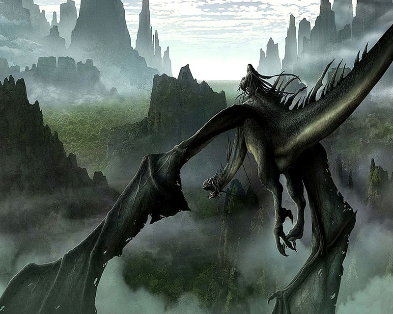 Fantasy, Lord Of The Rings, Dragon, Tolkien, Nazgûl, HD wallpaper