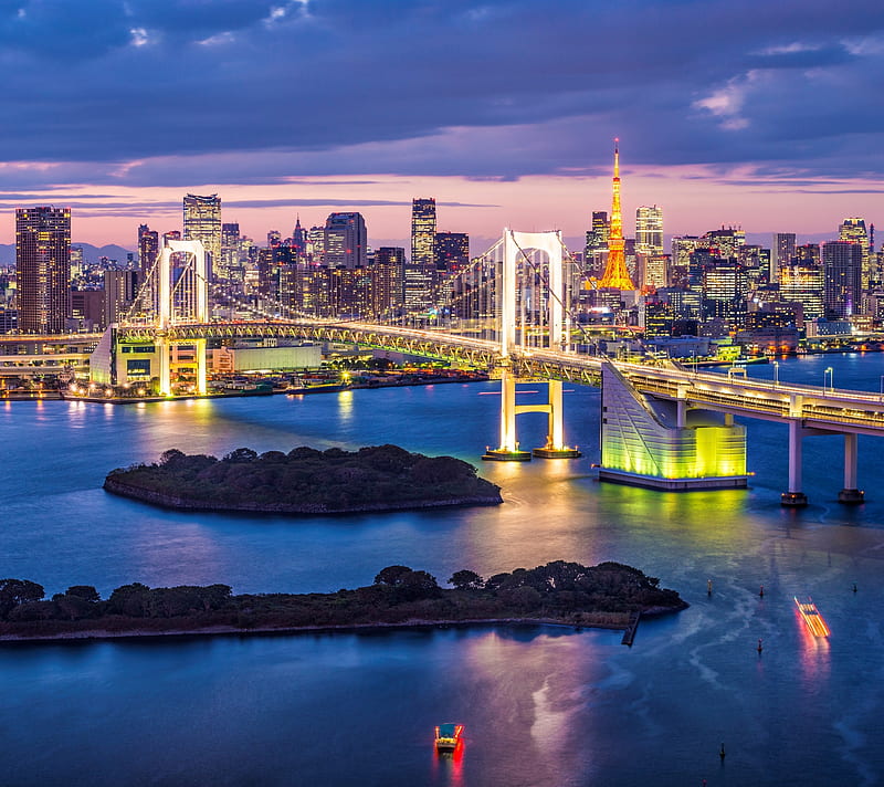 Tokyo, bridge, tower, HD wallpaper | Peakpx