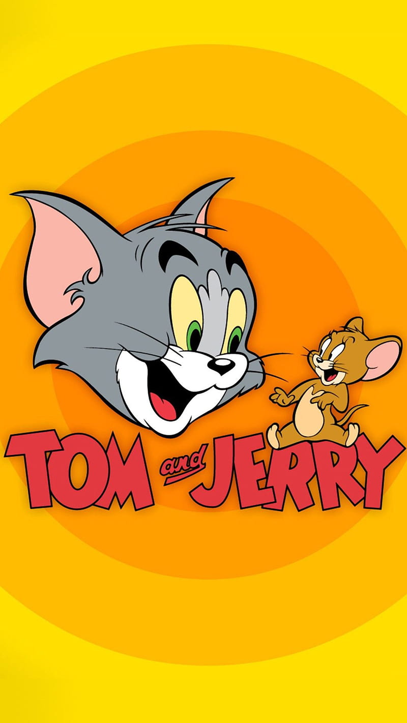 Tom and Jerry Happy , tom and jerry, cartoon, animation, HD phone wallpaper