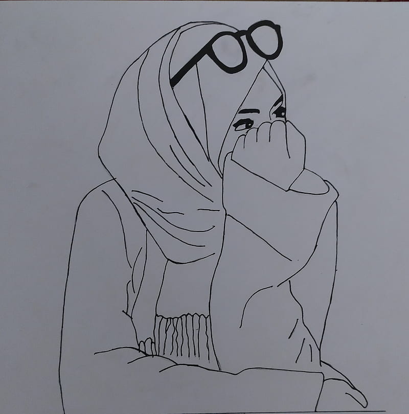 BBC - Blast Art & Design - Drawing of a Crying Girl-saigonsouth.com.vn