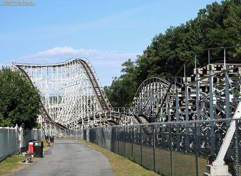 lake george ny comet, coaster, great, escape, ny, roller, HD wallpaper