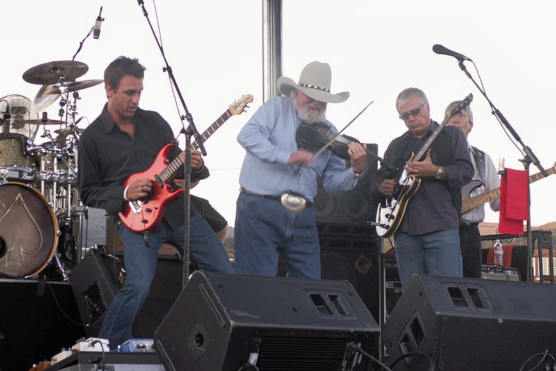 Charlie Daniels Band In Covington, VA 2008, charlie daniels band, charlie, chris wormer, charlie daniels, concert, covington, bruce brown, cdb, va, HD wallpaper