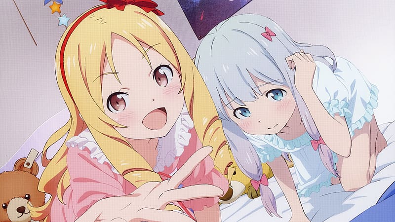 Anime, Eromanga Sensei, Sagiri Izumi, Elf Yamada, HD wallpaper