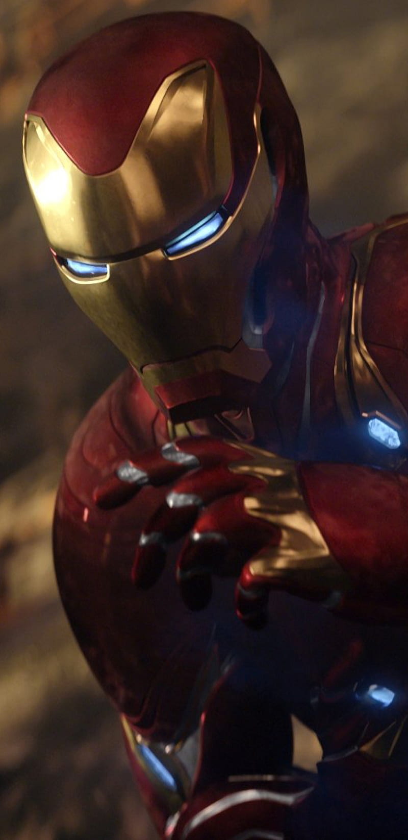 Iron Man, blue, eyes, gold, marvel, movie, red, white, HD phone wallpaper