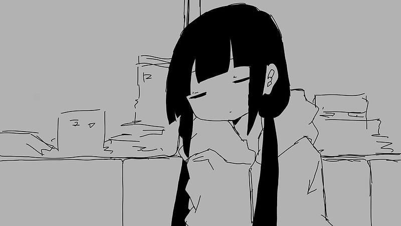 Sleeping Anime Girl Aesthetic