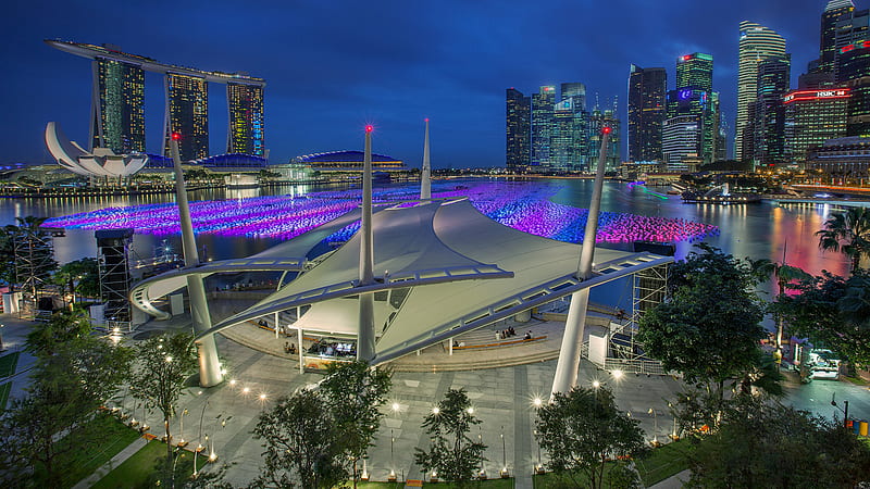 Marina Bay Sands Singapore City, HD wallpaper