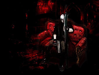 Dante (Devil May Cry), shaved head, arms crossed, DmC: Devil May Cry, men,  cigarettes, smoking, piercing, weapon, gun, pistol, gloves, smoke, tattoo,  drawing, video games, dual wield, gun smoke