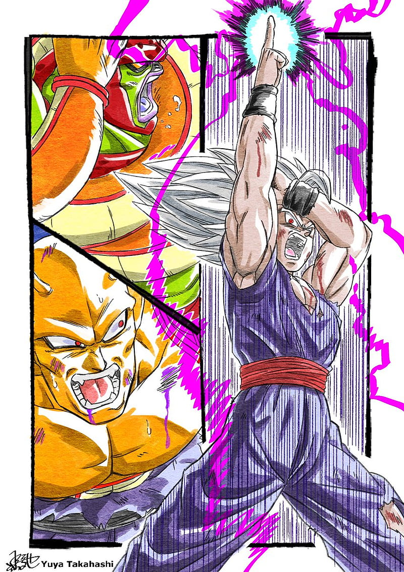How to draw Gohan New Form vs Piccolo New Form DRAGON BALL SUPER