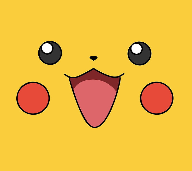 Pikachu, anime, cute, pokemon, smile, yellow, HD wallpaper