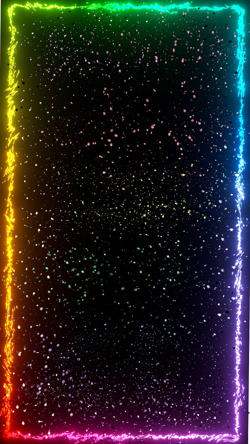 Rainbow galaxy, black, blue, future, green, pink, purple, violet, HD phone wallpaper