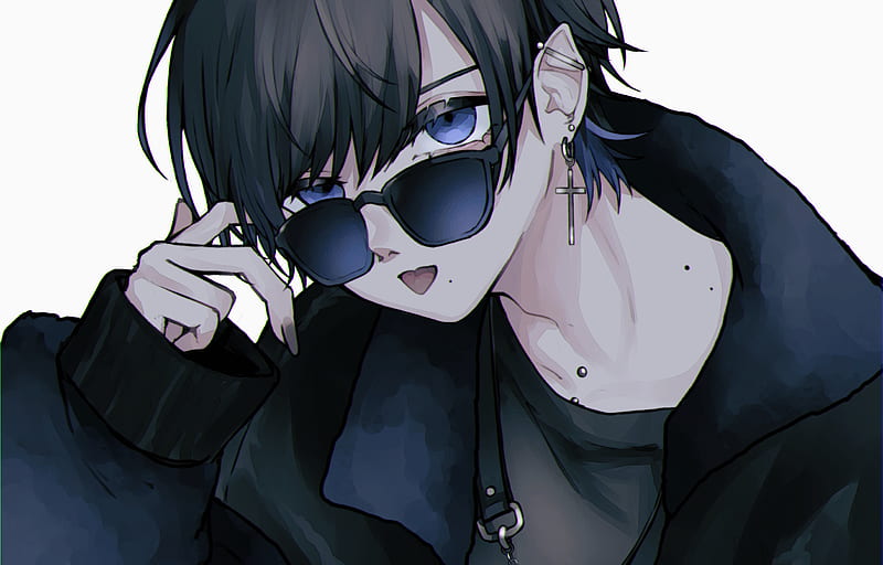 Anime, Original, Boy, Sunglasses, HD wallpaper | Peakpx