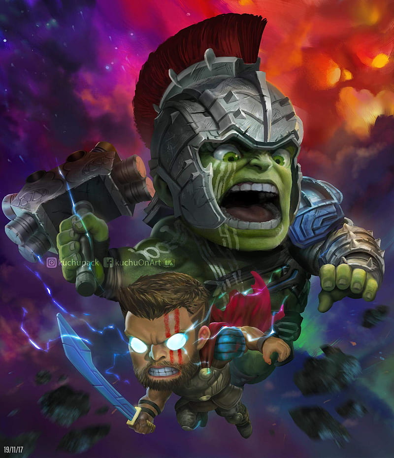 Marvel vs capcom infinite, hulk vs thor 4K wallpaper download