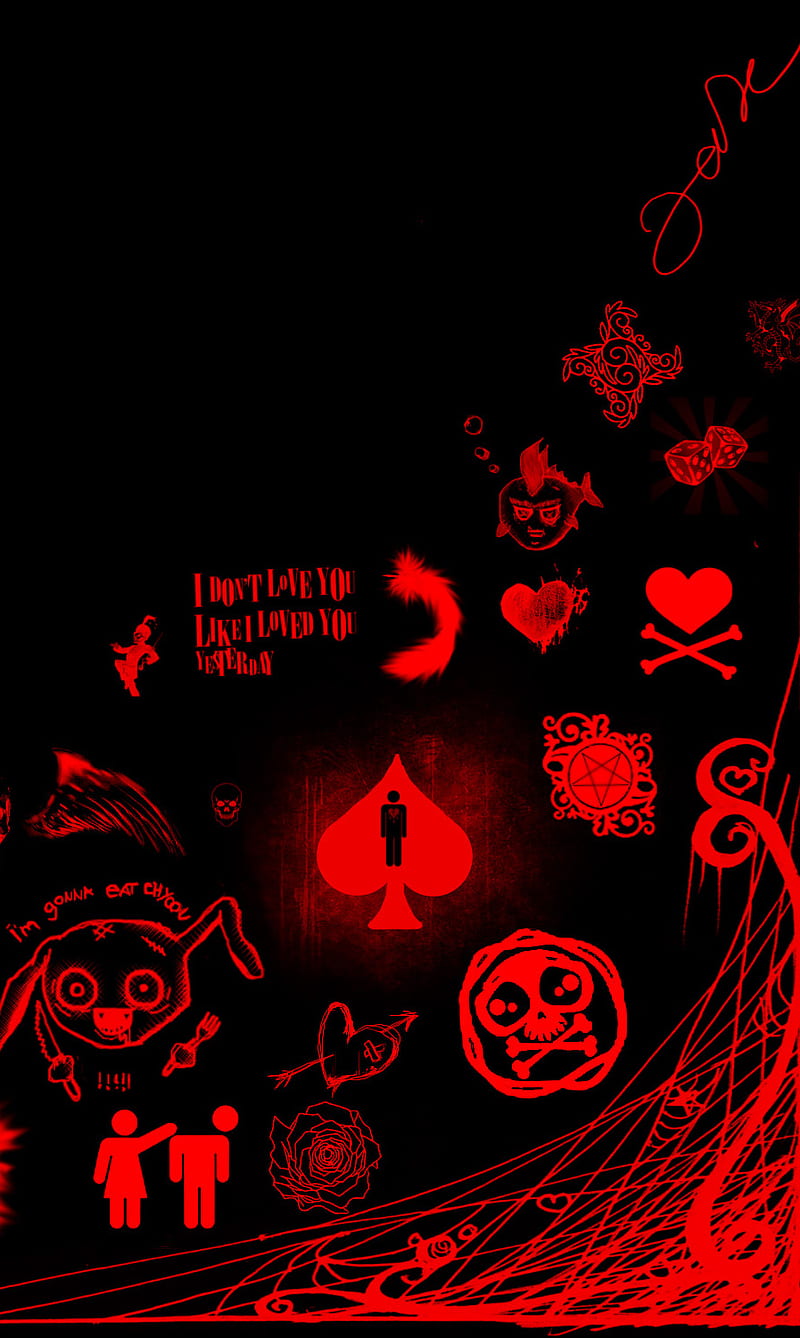 Red Gothic iPhone Wallpapers  Top Free Red Gothic iPhone Backgrounds   WallpaperAccess