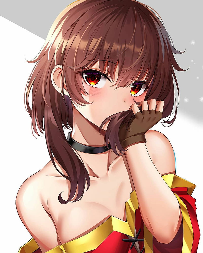 megumin, cute, girl, love, manga, HD phone wallpaper