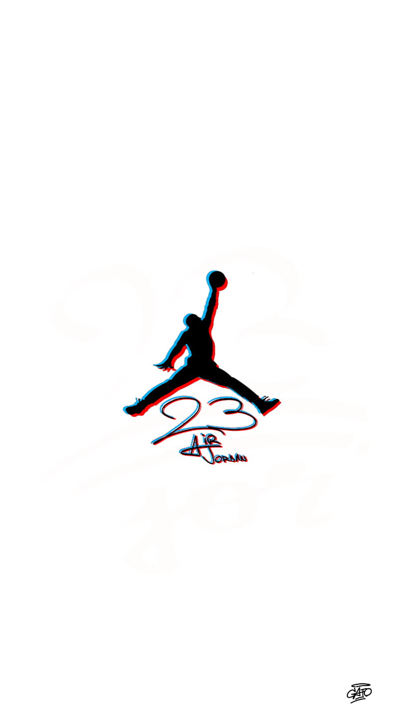 Jordan glitch, jordan logo, logo, udnar, HD phone wallpaper