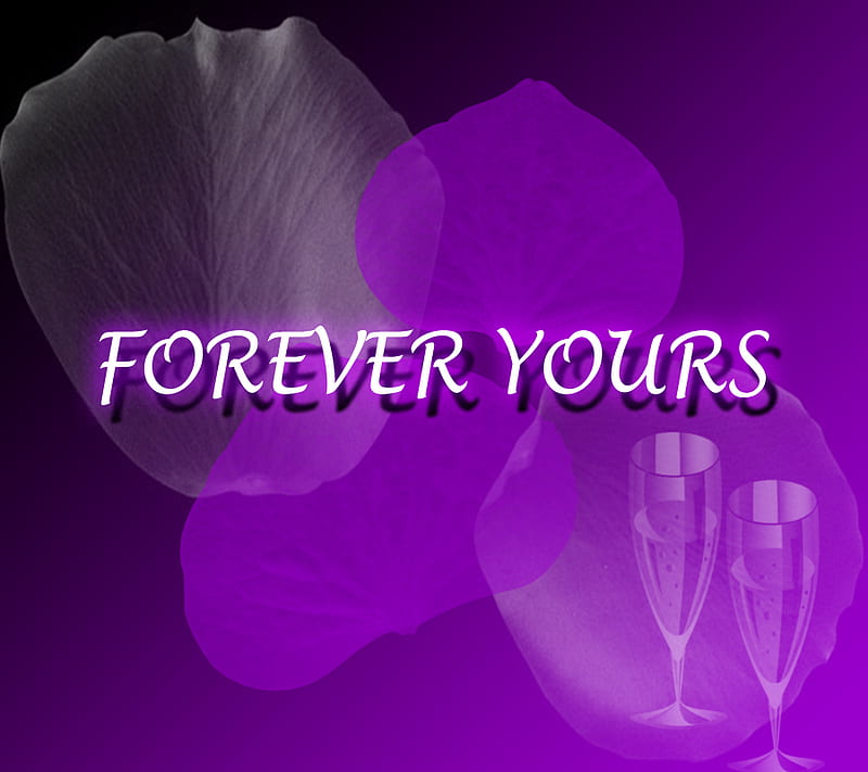 Forever Yours, lovers, him, her, happiness, love, feelings, HD wallpaper