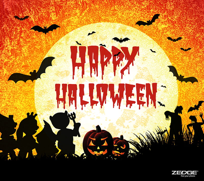 Halloween, festival, scary, spooky, hallow, HD wallpaper