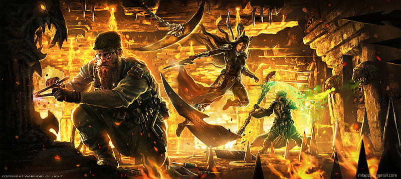 Warriors Of Light, games, artstation, HD wallpaper