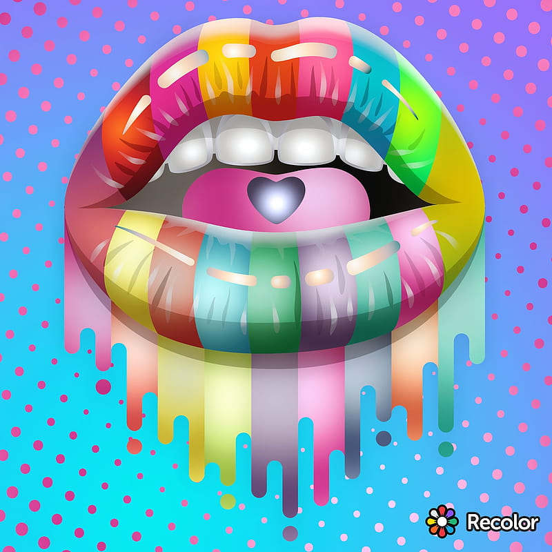 Candy Lip Wallpaper