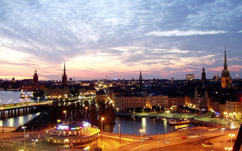 Stockholm Sweden landscape graphy s 01, HD wallpaper