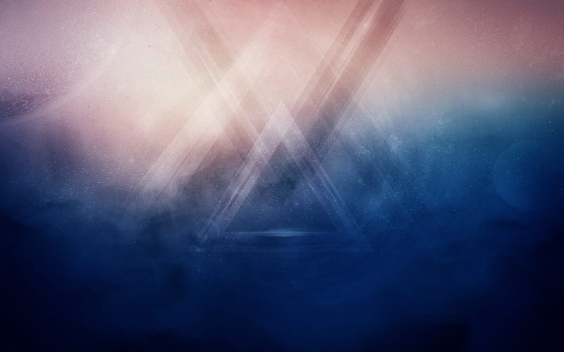 Abstract Triangle, abstract, triangle, HD wallpaper
