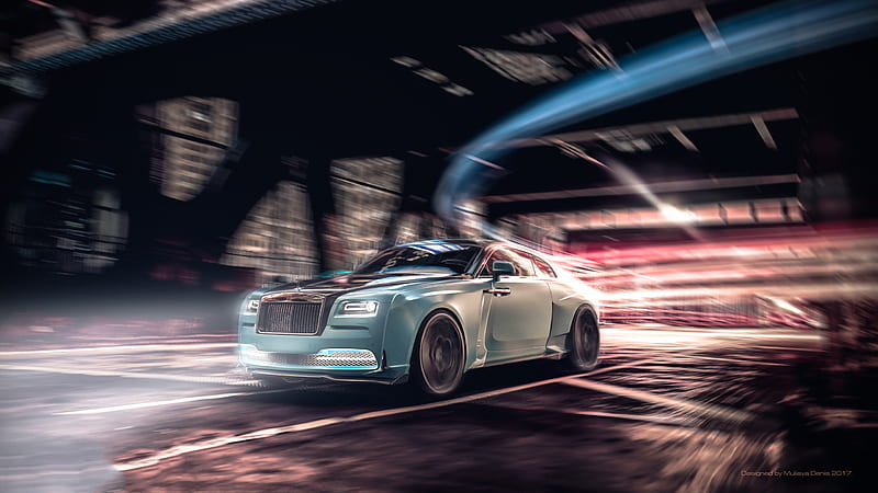 Rolls Royce Wraith 2018, rolls-royce-wraith, rolls-royce, carros, behance, HD wallpaper