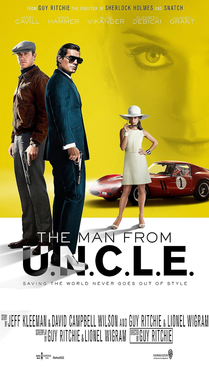 UNCLE, 2015, movie, poster, the man from uncle, HD phone wallpaper