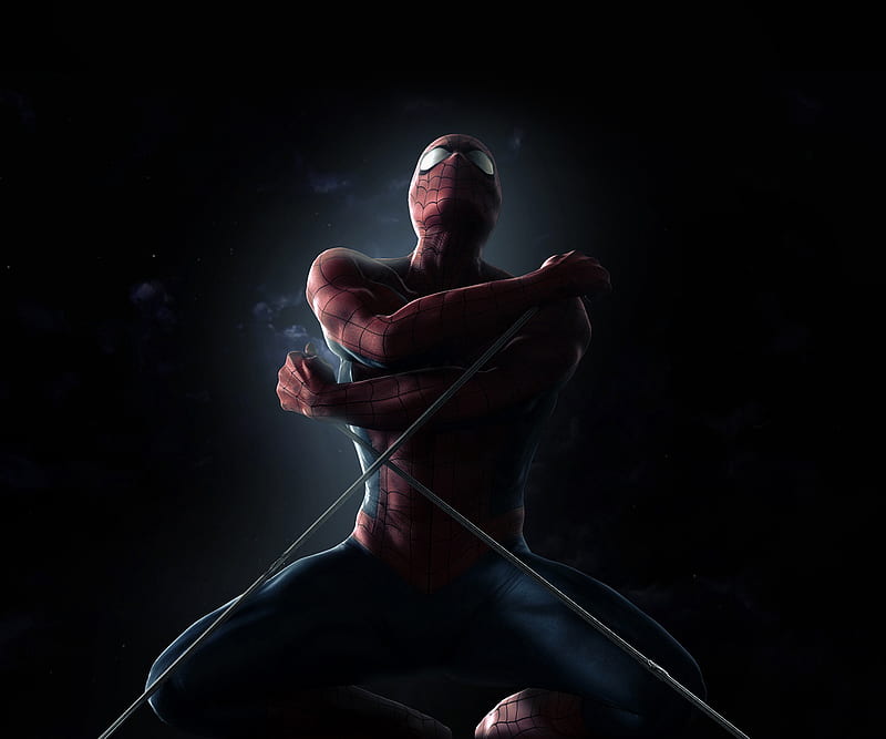 Spider Man Strength, marvel, peter parker, spider, spiderman, HD wallpaper