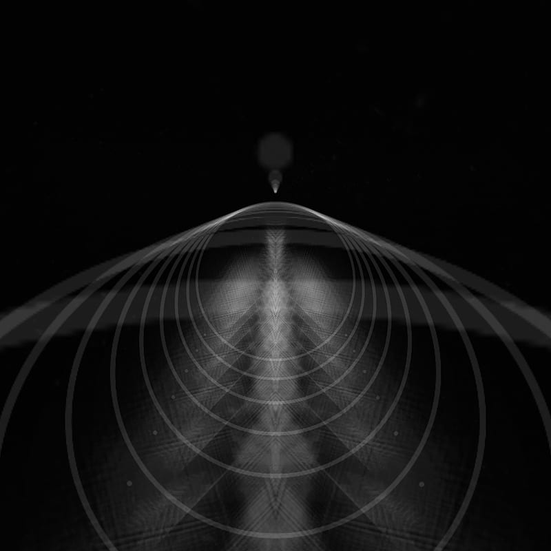 Tunnel Vision , black, geometric, minimal, trippy, HD phone wallpaper