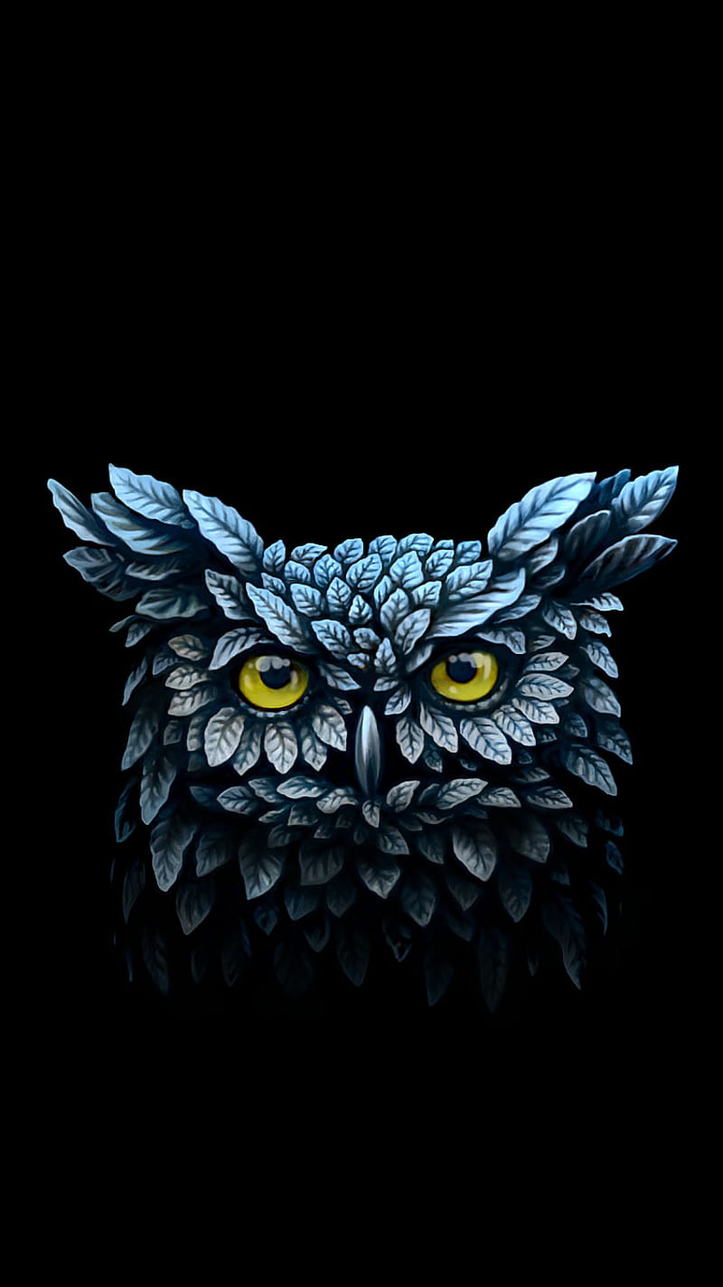 Download wallpaper 3840x2160 owl, eyes, feathers, dark 4k uhd 16:9 hd  background