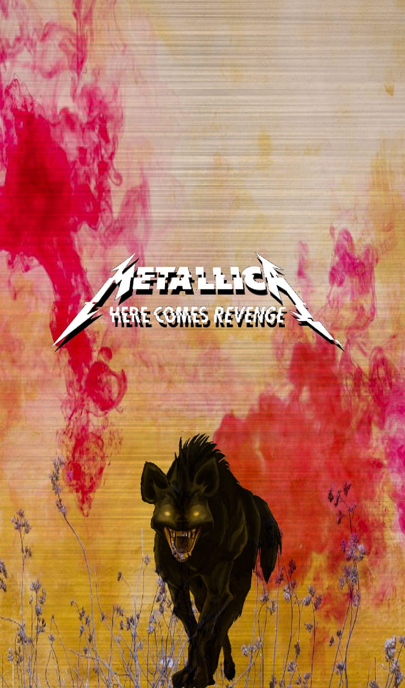 Metallica, bay area, california, dingo, heavy metal, here comes revenge, hyena, logo, san francisco, song, thrash metal, HD phone wallpaper