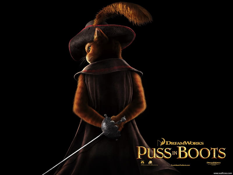 Puss in Boots-Anime Movie 04, HD wallpaper