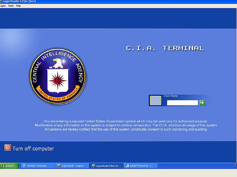 Cia Login Screen, CIA Terminal, HD wallpaper