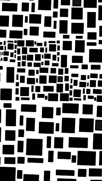 White and black square pattern, HD wallpaper