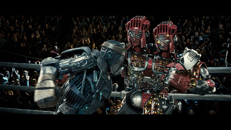 Robots Inside Ring In Audience Background Real Steel, HD wallpaper