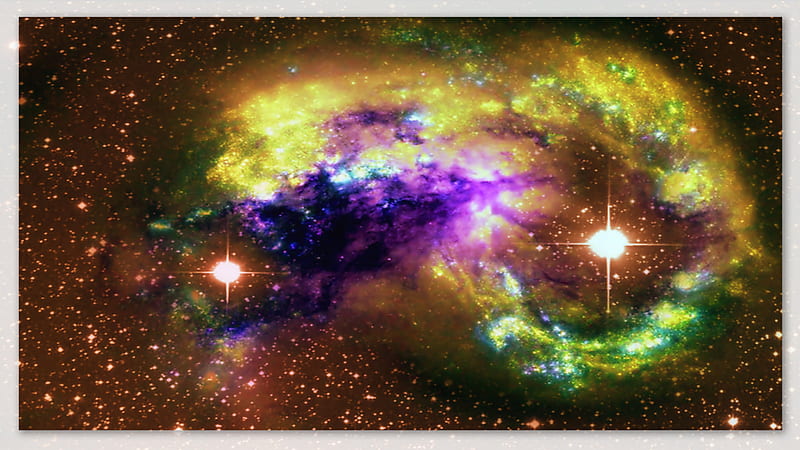 Glistening Galaxies During Nighttime Galaxy, HD wallpaper