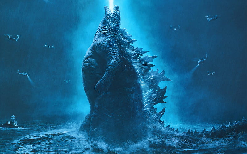 Godzilla King of the Monsters poster, 2019 movie, Science fiction, HD wallpaper