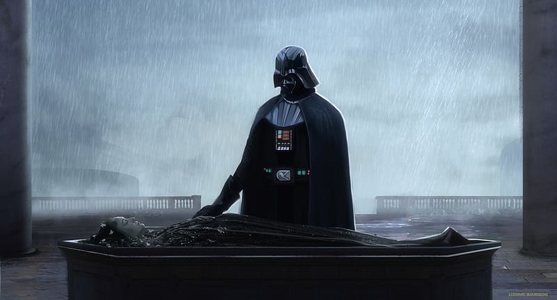 Rain, Star Wars, Sci Fi, Darth Vader, Padmé Amidala, HD wallpaper